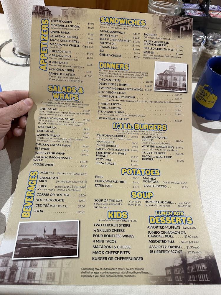 Shell lake lunchbox Menu image 4